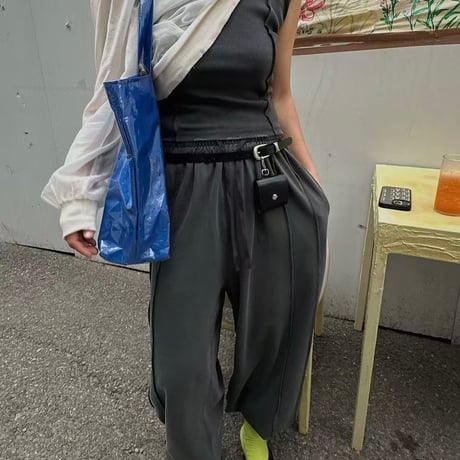 0882 🉐セットアップ商品🉐pigment ノースリーブ＆2waypants/3カラー