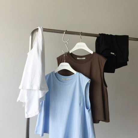 tuck flare tops/4カラー