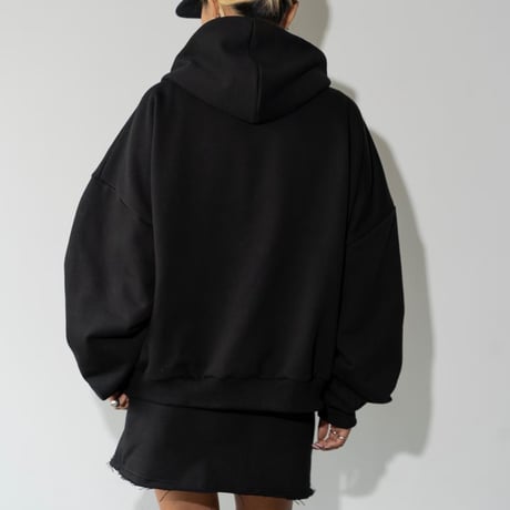 1001 Oversized Zip-Up Hoodie/3カラー