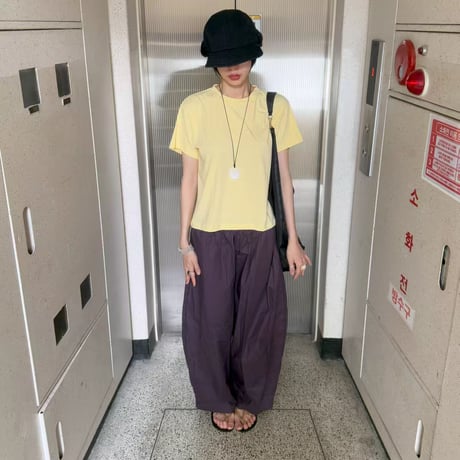 0946 【即納】♥️eee colorful stretch tee/6カラー