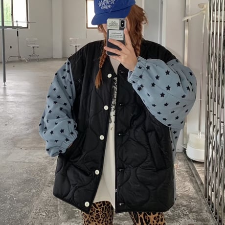 1030 Star Sleeve Quilting Jacket