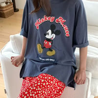 0916 古着風 New mickey tee/3カラー