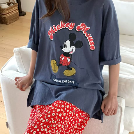 0916 古着風 New mickey tee/3カラー