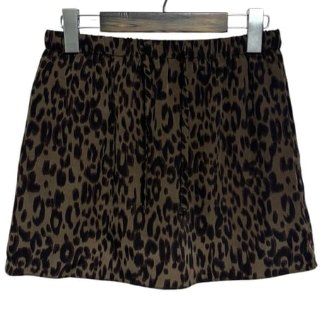 0979 Vintage Leopard Half Pants