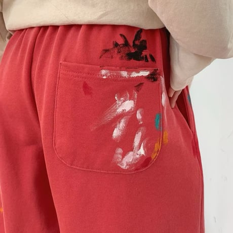 0969 Paint Splatter Jogger Pants/3カラー