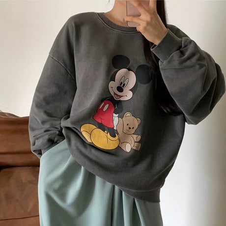 1031 Vintage Mickey & Minnie Sweat/2カラー
