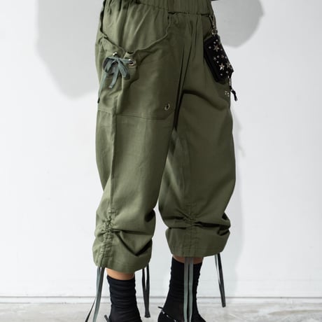 Drawstring Cargo Pants/2カラー