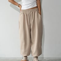 1003 Strap Hem Relax Jogger Pants/3カラー