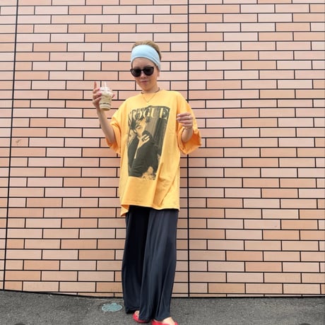 0953 【数量限定】Vintage Boy Photo over tee shirt/2カラーあやさん着用