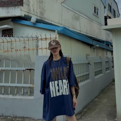 0978 WILD HEART BIG Tee/3カラー