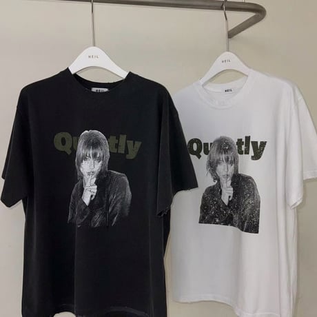 0976 QUIETLY Vintage Photo Tee/2カラー