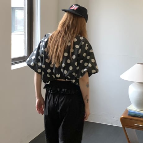 【数量限定】dot balloon blouse2カラー