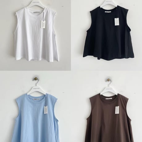 tuck flare tops/4カラー