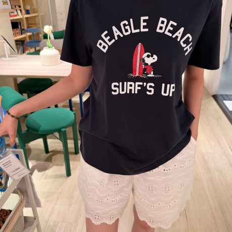 0940 SNOOPY surfs up tee/2カラー