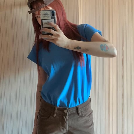 0981 Yoke Section Basic T-Shirt/8カラー