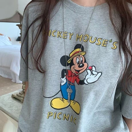 0932 New old mickey tee/3カラー