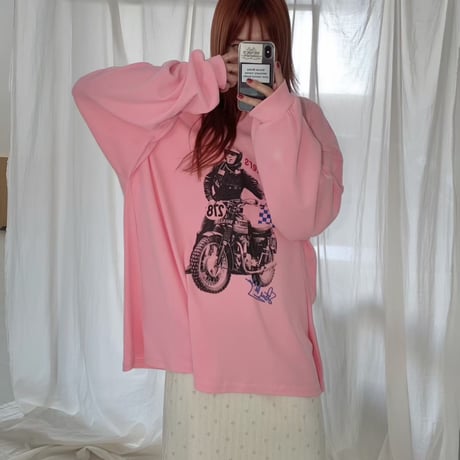 1043 Bike Graphic スウェットTEE/3カラー