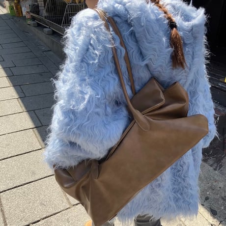 Wave Shaggy Hoodie BIG Cardigan/3カラー