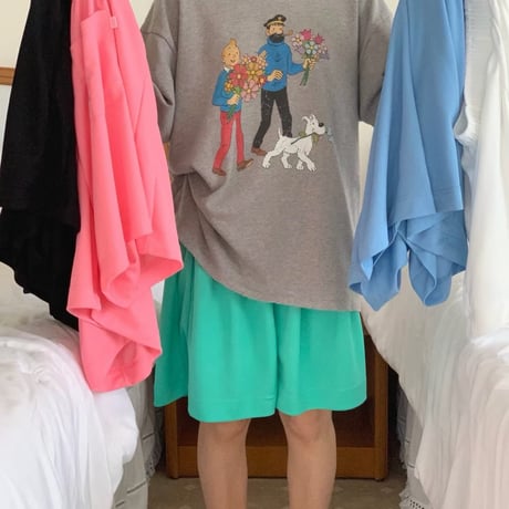 0926 colorful mesh half pants/5カラー