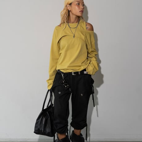 0999 Off-shoulder long sleeve/4カラー