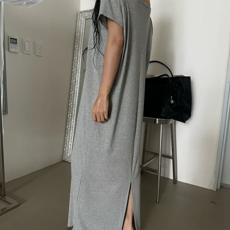0917 over relax long one-piece/3カラー