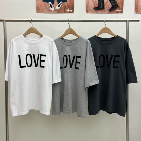 【早期お届け★数量限定】LOVE♥︎BIG TEE/3カラー