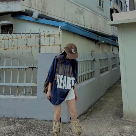 0978 WILD HEART BIG Tee/3カラー