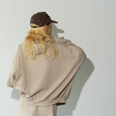 1001 Oversized Zip-Up Hoodie/3カラー