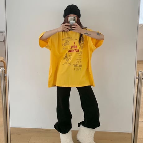 HAVE NOTHING ダメージグラフィックTee/2カラー