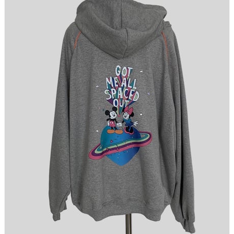 Disney SPACE BIG ZIP HOODIE/4カラー