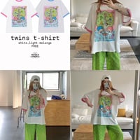 【即納☆数量限定】Twins tee shirt/2カラー