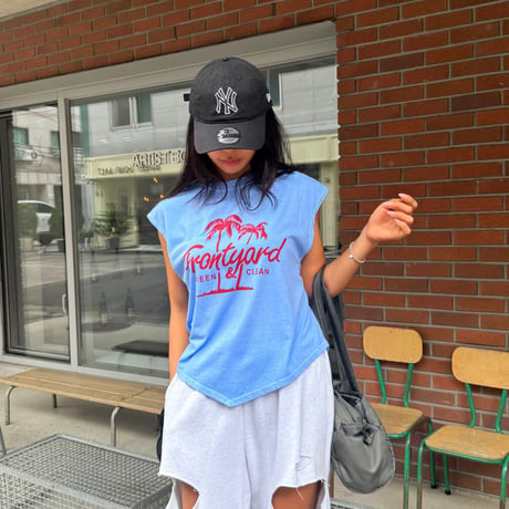 0905 french sleeve tank/3カラー