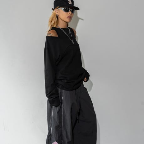 0999 Off-shoulder long sleeve/4カラー