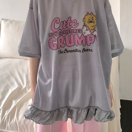 mesh cute tee/2カラー