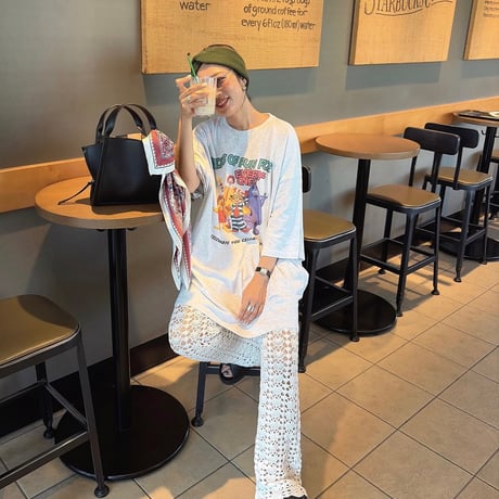 0883 NEW 🍔McDonald everyone tee/2カラーikumiさん着用