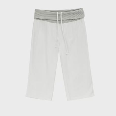 ボーダー切替 Capri pants/3カラー