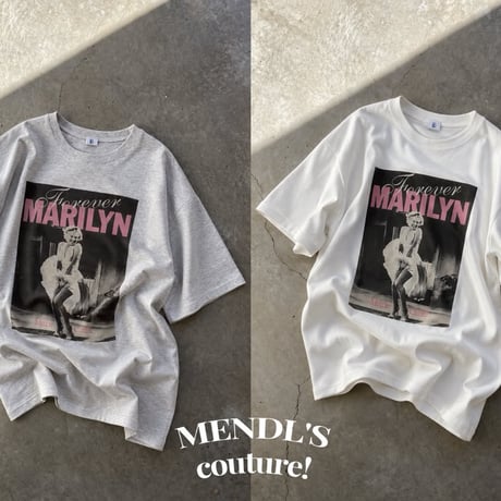 1041 Forever Marilyn Photo BIG TEE/2カラー