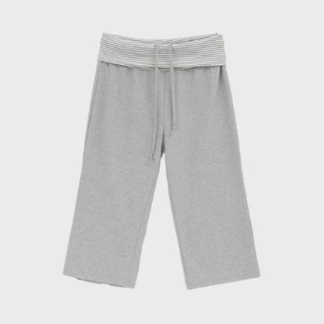 ボーダー切替 Capri pants/3カラー