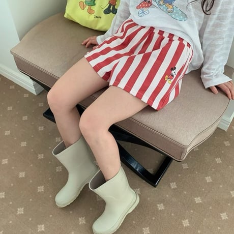 0928 Stripe mickey short pants/3カラー