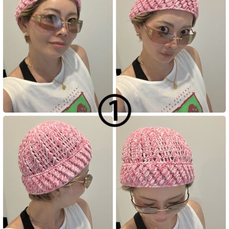 【即納】Handmade Knit Beanie