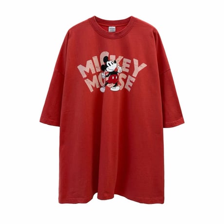 vintage logo mickey  over tee/3カラー