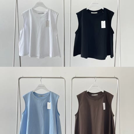 tuck flare tops/4カラー