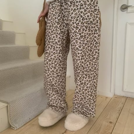1054 Heart leopard pants/2カラー