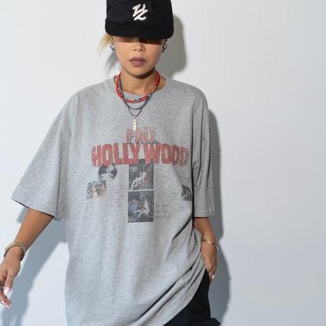 0987 Hollywood Graphic Over Tee/2カラー