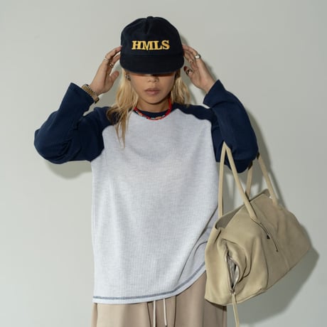 1002 color block raglan sleeve/2カラー
