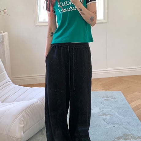 1027 over rock stitch sweat pants/2カラー