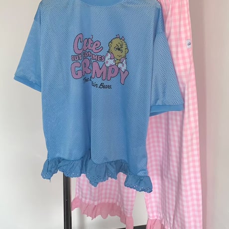 mesh cute tee/2カラー