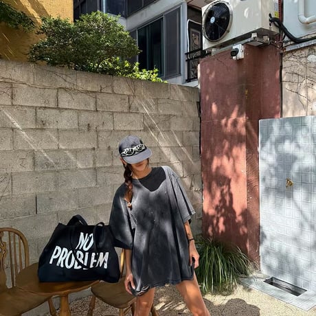 1065 Vintage Wash Oversized Tee/3カラー