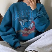 SMURF CALIFORNIA ピグメントBIGスウェット/2カラー