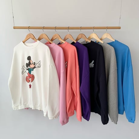 0983 Classic Mickey Sweatshirt/7カラー